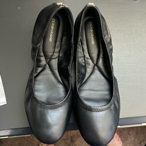 Black ballerina flats zero grand